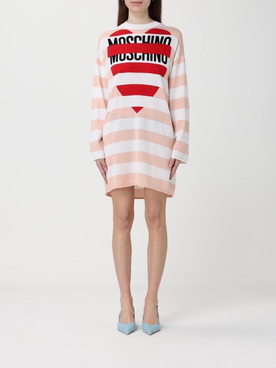 25FW 모스키노 롱 원피스 0499 8212 2166 Pink