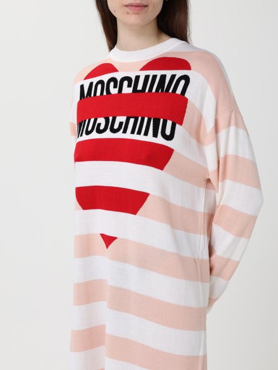 25FW 모스키노 롱 원피스 0499 8212 2166 Pink - MOSCHINO