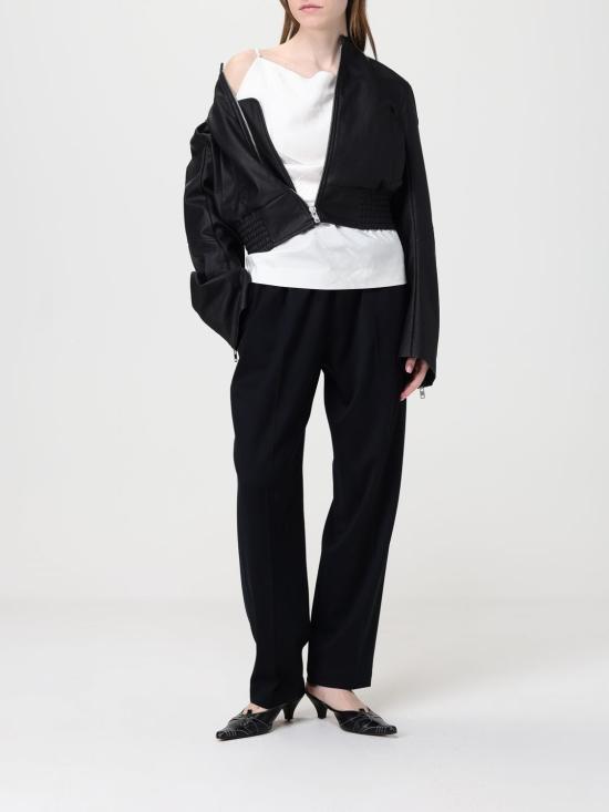 26SS MM6 메종마르지엘라 폴디드 자카드 탑 S52NC0358M35737 003J White - MM6 MAISON MARGIELA