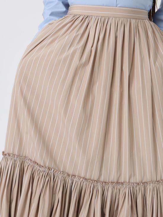 26SS 질샌더 롱 스커트 J02MA0373J45329 273 Beige - JIL SANDER