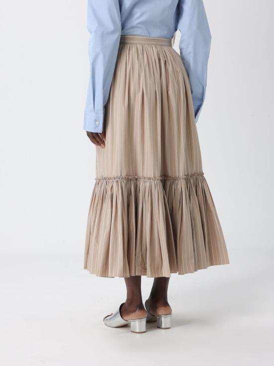 26SS 질샌더 롱 스커트 J02MA0373J45329 273 Beige - JIL SANDER