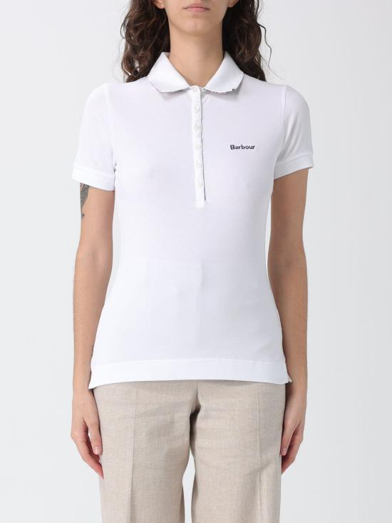 26SS 바버 폴로 티셔츠 LML0634 WH33 White