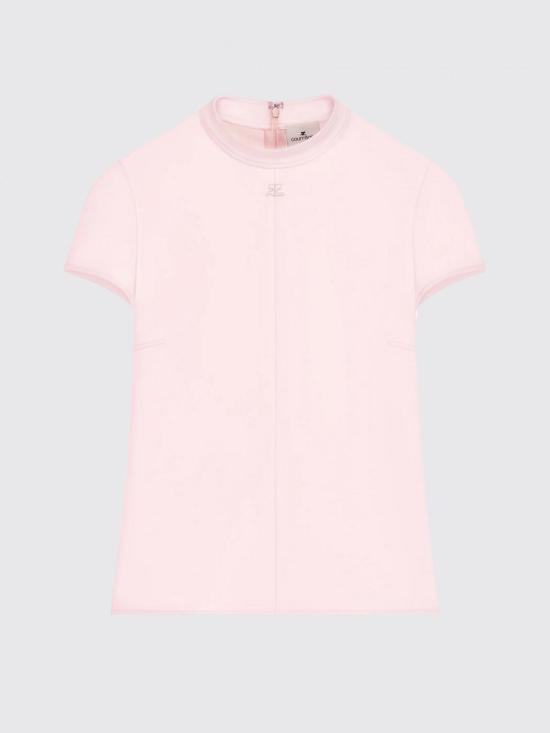 26SS 쿠레쥬 반팔 티셔츠 126CTO472PL0159 5022 Pink - COURREGES