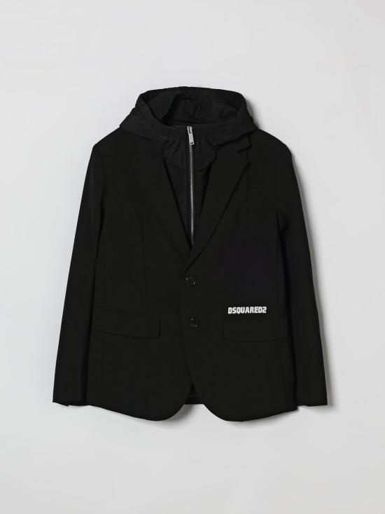 26SS [키즈] 디스퀘어드2 캐주얼 자켓 DQ3233D0AGV DQ900 Black