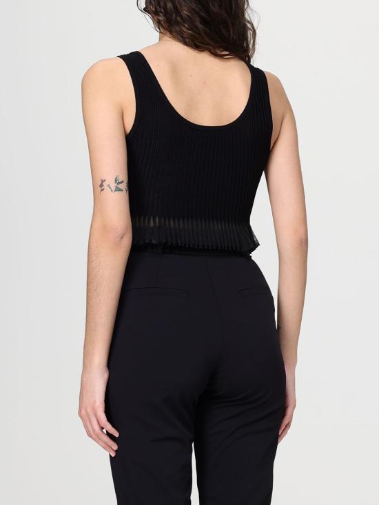 26SS 엘리자베타프랜치 민소매 티셔츠 TK74B61E2 110 Black - ELISABETTA FRANCHI