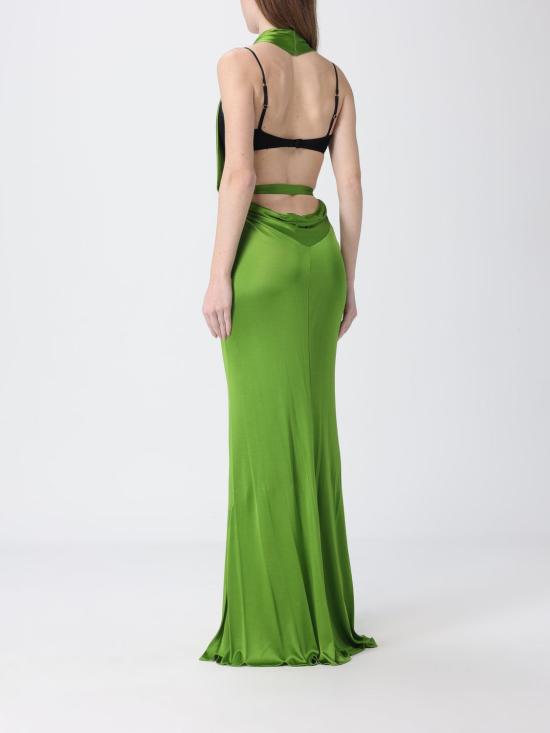 26SS 엘리자베타프랜치 롱 원피스 ABR1361E2 FA1 Black - ELISABETTA FRANCHI