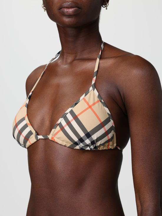 26SS 버버리 체크 비키니 탑 8122512 Nude - BURBERRY