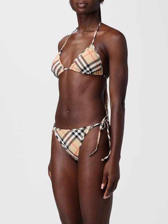 26SS 버버리 체크 비키니 탑 8122512 Nude - BURBERRY