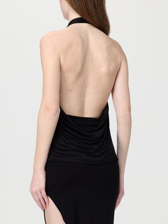 26SS 엘리자베타프랜치 블라우스 CN00861E2 110 Black - ELISABETTA FRANCHI