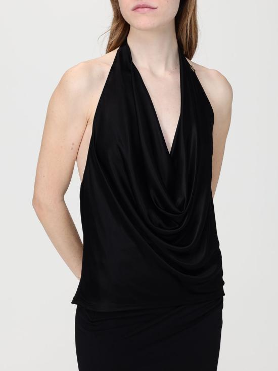 26SS 엘리자베타프랜치 블라우스 CN00861E2 110 Black - ELISABETTA FRANCHI