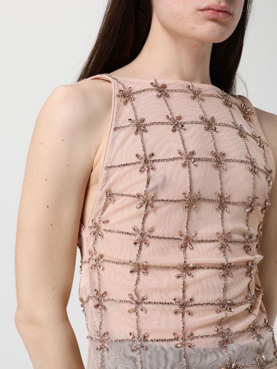 26SS 핑코 민소매 티셔츠 106437A32B ZN6 Nude - PINKO