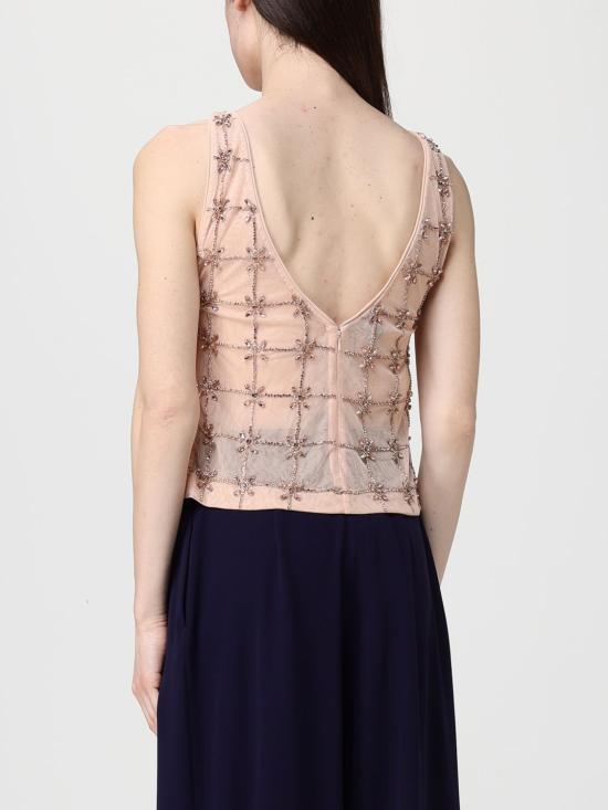 26SS 핑코 민소매 티셔츠 106437A32B ZN6 Nude - PINKO