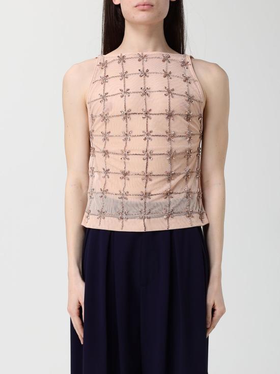 26SS 핑코 민소매 티셔츠 106437A32B ZN6 Nude