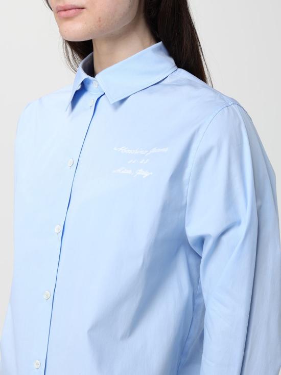 25FW 모스키노 셔츠 0205 8231 1293 Gnawed Blue - MOSCHINO