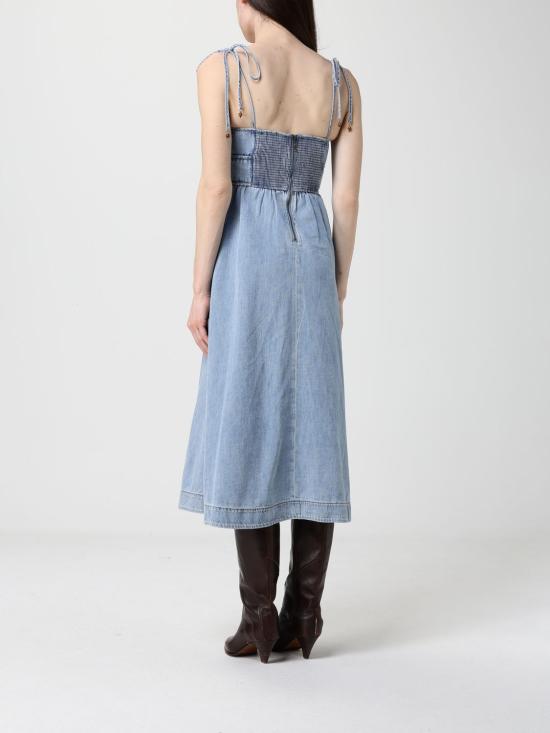 26SS 짐머만 롱 원피스 5462DRS262 SKYLK Blue - ZIMMERMANN