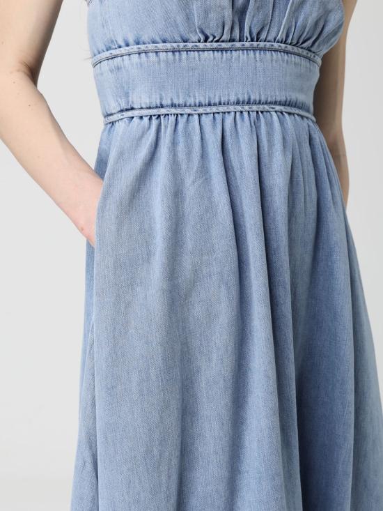 26SS 짐머만 롱 원피스 5462DRS262 SKYLK Blue - ZIMMERMANN