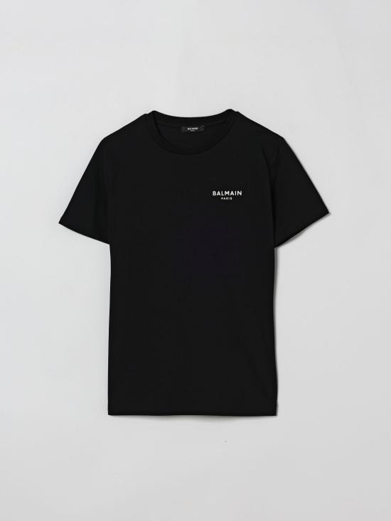 26SS [키즈] 발망 티셔츠 BY8R31Z3672 930BC Black