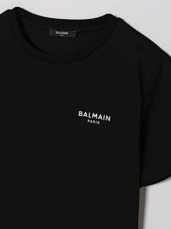 26SS [키즈] 발망 티셔츠 BY8R31Z3672 930BC Black - BALMAIN