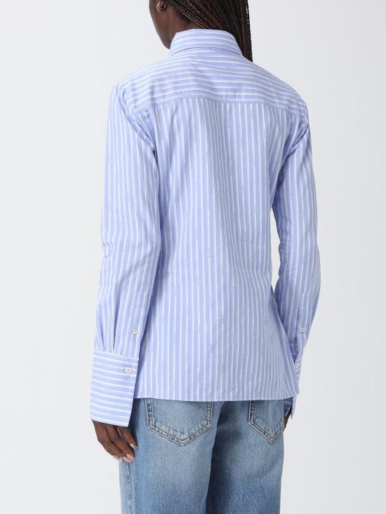 26SS 핑코 셔츠 106481A36J EZB Gnawed Blue - PINKO