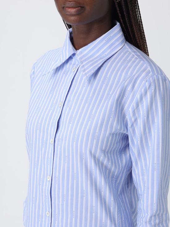 26SS 핑코 셔츠 106481A36J EZB Gnawed Blue - PINKO