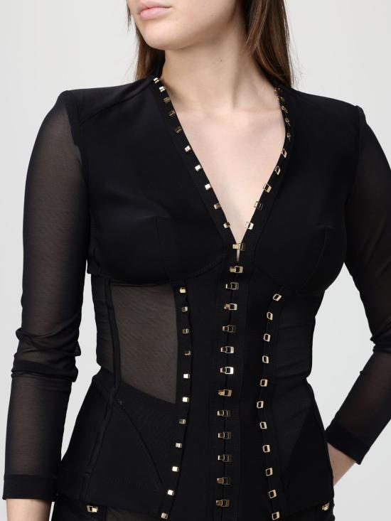 26SS 엘리자베타프랜치 자켓 GI16762E2 110 Black - ELISABETTA FRANCHI
