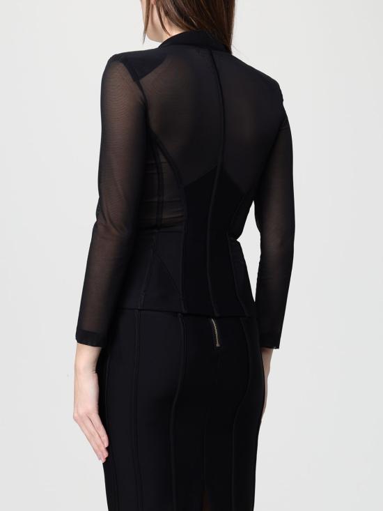 26SS 엘리자베타프랜치 자켓 GI16762E2 110 Black - ELISABETTA FRANCHI