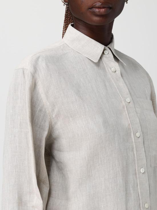 26SS 브루넬로 쿠치넬리 셔츠 MP633NI106 C200 Ecru - BRUNELLO CUCINELLI