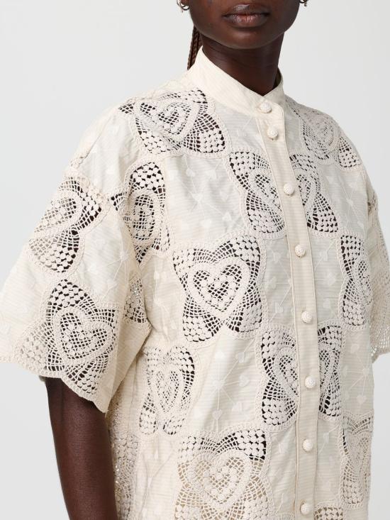 26SS 짐머만 셔츠 5894TRS262 CRMIV Cream - ZIMMERMANN