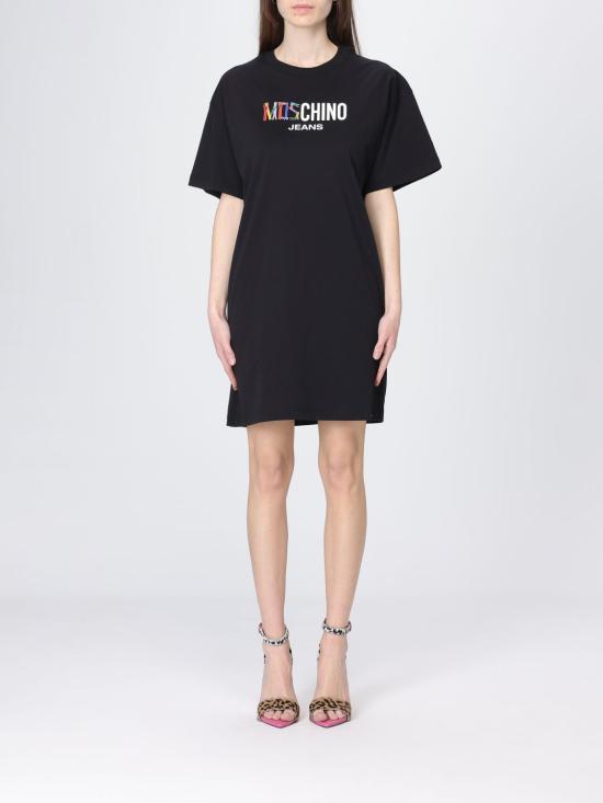 25FW 모스키노 롱 원피스 0454 8236 3555 Black