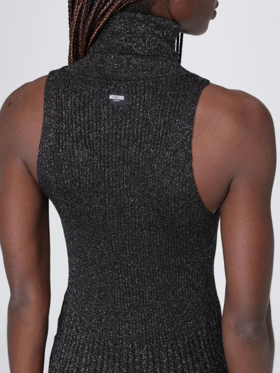 25FW 모스키노 롱 원피스 0492 8205 1555 Black - MOSCHINO