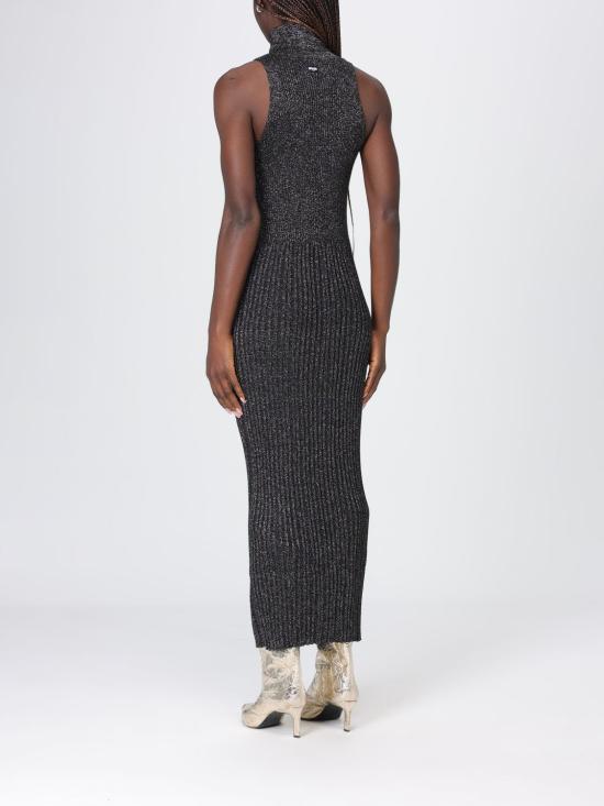 25FW 모스키노 롱 원피스 0492 8205 1555 Black - MOSCHINO