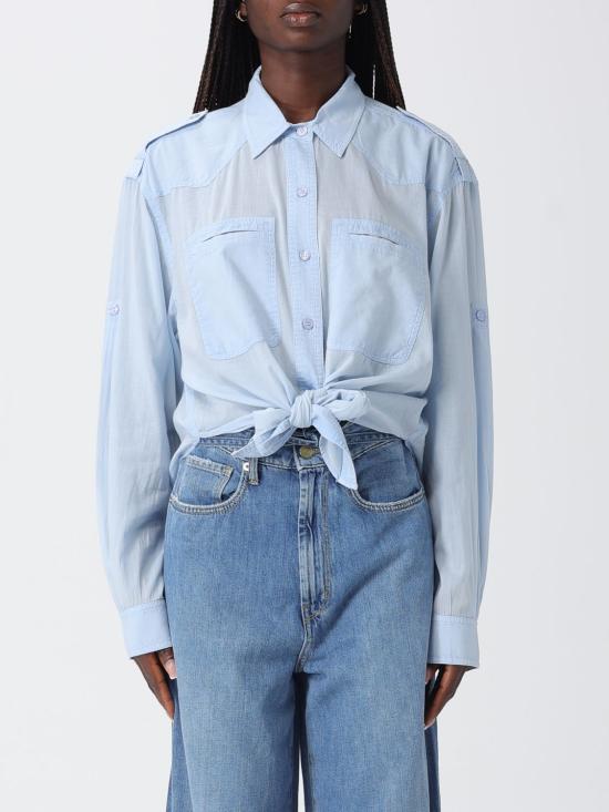 26SS 이자벨마랑에뚜왈 셔츠 CH0304FAD1I05E 30LU Blue