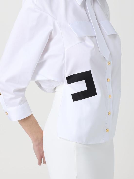 26SS 엘리자베타프랜치 셔츠 CA15561E2 221 White - ELISABETTA FRANCHI