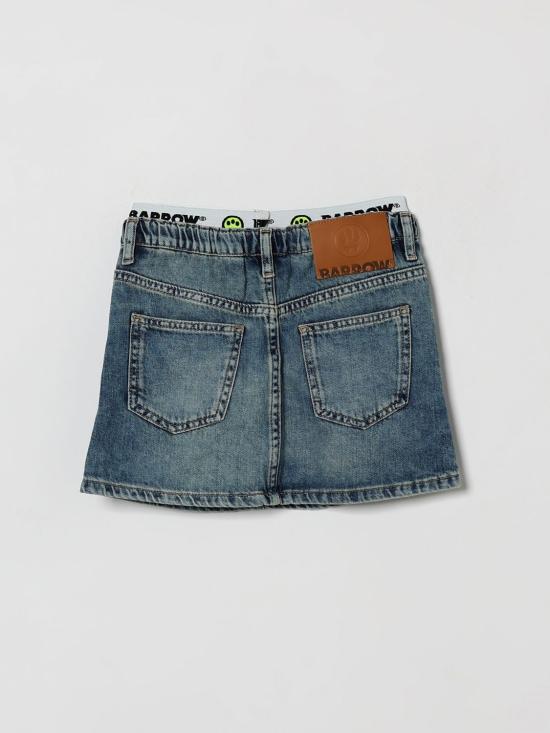 26SS [키즈] 바로우 스커트 S6BKJGSK112 126 Denim - BARROW