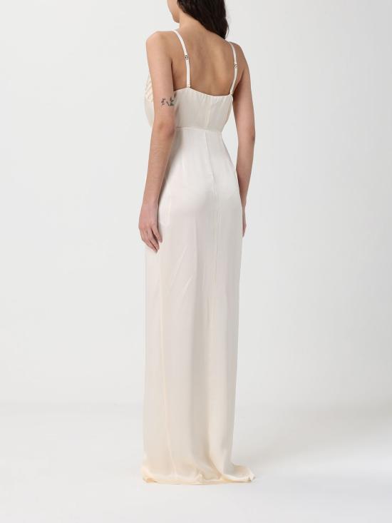 26SS 엘리자베타프랜치 롱 원피스 ABR4862E2 193 Butter - ELISABETTA FRANCHI