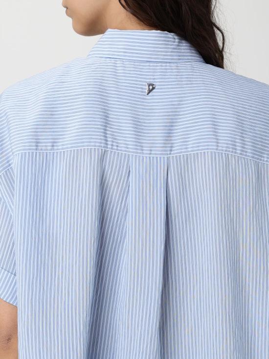 26SS 돈답 셔츠 DC490EF0161D002 806 Brown - DONDUP