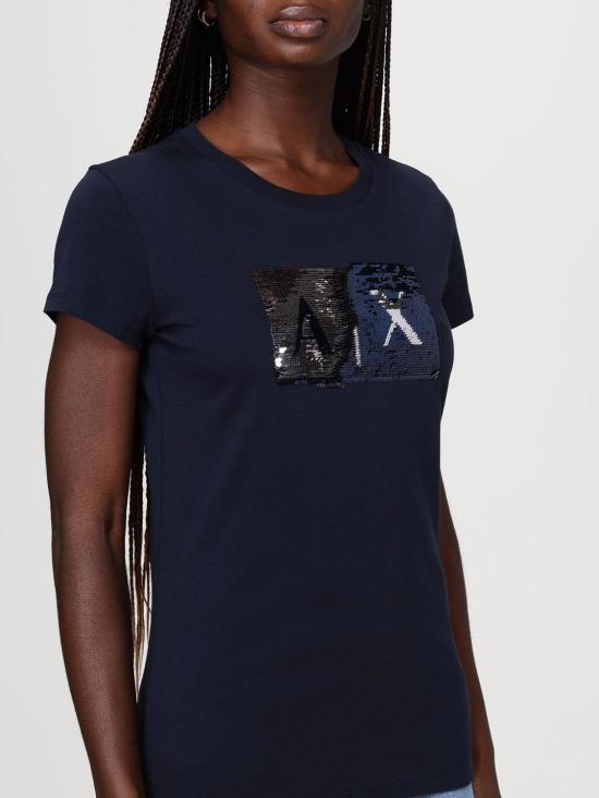 26SS 알마니 반팔 티셔츠 8NYTDLYJ73Z 8534 Navy - ARMANI