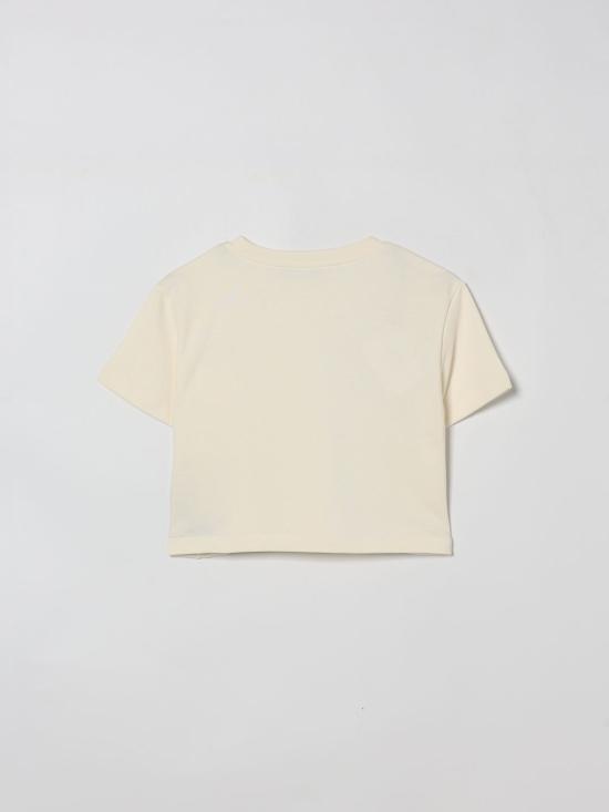 26SS [키즈] 발망 티셔츠 BY4A01Z3183 102BC Ivory - BALMAIN