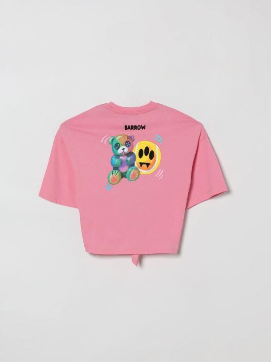 26SS [키즈] 바로우 티셔츠 S6BKJGTH140 BW311 Pink - BARROW