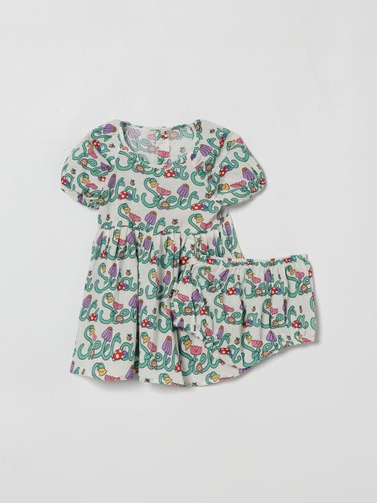 26SS [키즈] 스텔라 맥카트니 점프수트 TY1001Z3599 101MC Ivory - STELLA MCCARTNEY