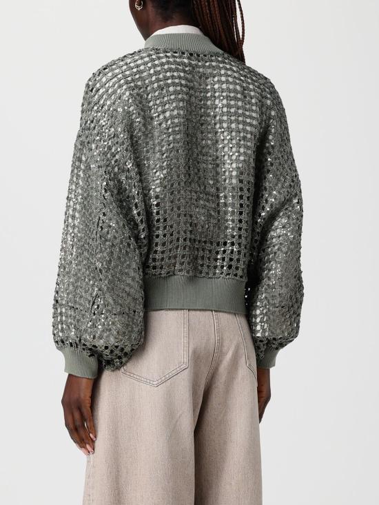 26SS 브루넬로 쿠치넬리 스웨터 MCBR11806 C3066 Green - BRUNELLO CUCINELLI