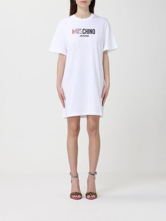 25FW 모스키노 롱 원피스 0454 8236 3001 White