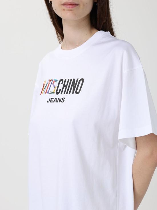 25FW 모스키노 롱 원피스 0454 8236 3001 White - MOSCHINO