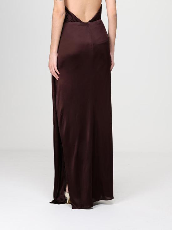 26SS 엘리자베타프랜치 롱 스커트 GO16661E2 644 Brown - ELISABETTA FRANCHI