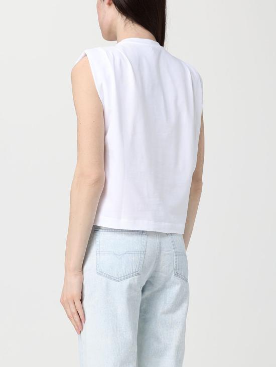 26SS 핑코 민소매 티셔츠 106720A3AR Z04 White - PINKO