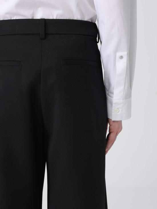 25FW 모스키노 스트레이트 팬츠 0304 8218 0555 Black - MOSCHINO