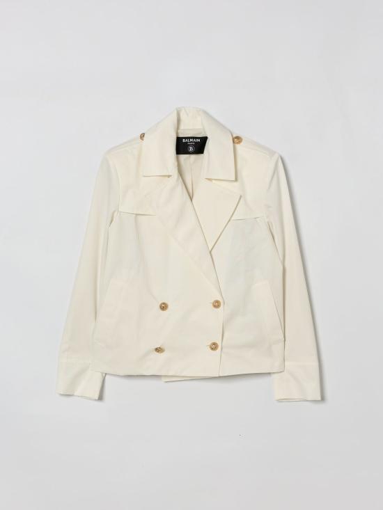 26SS [키즈] 발망 캐주얼 자켓 BY2A97G0201 102 White