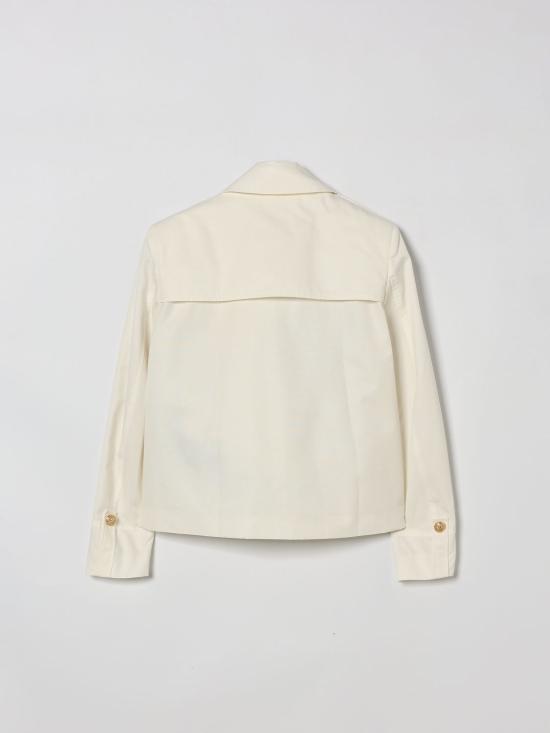 26SS [키즈] 발망 캐주얼 자켓 BY2A97G0201 102 White - BALMAIN