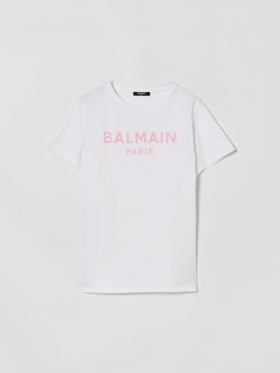 26SS [키즈] 발망 티셔츠 BY8C71Z3672 100RS White