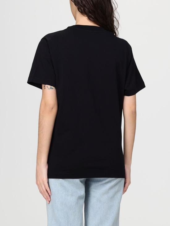 25FW 모스키노 반팔 티셔츠 0713 8236 2555 Black - MOSCHINO